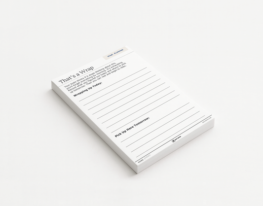 That's a Wrap - End of Day Braindump